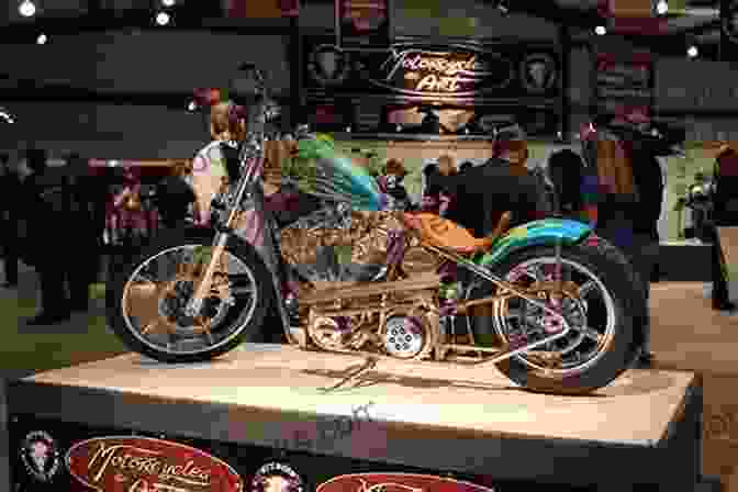 A Contemporary Photograph Of A Custom Motorcycle On Display At Sturgis Sturgis 70th Anniversary (Illustrated History)