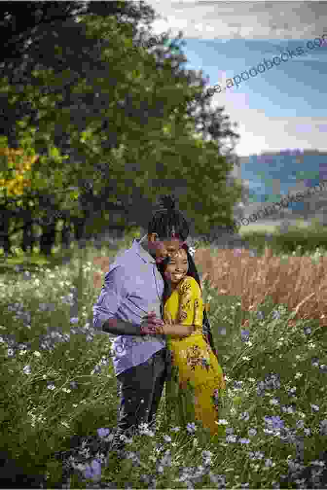 A Couple Embracing In A Field Of Flowers The Secret Wife: A Captivating Story Of Romance Passion And Mystery: Love Guilt Heartbreak