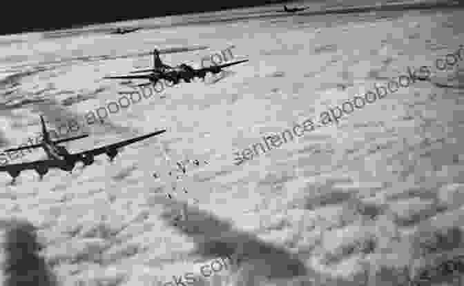 A Formation Of Luftwaffe Bombers Flying Over Germany. Luftwaffe Secret Bombers Of The Third Reich