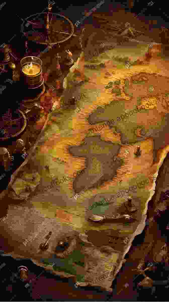 A Glimpse Of The Enigmatic Treasure Map That Sets Emily On Her Quest The Dragon Of New Orleans (The Treasure Of Paragon 1)