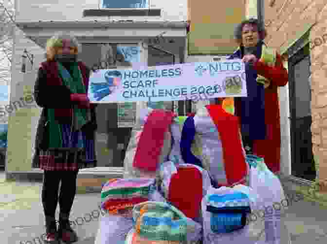 A Group Of People Knitting Scarves For A Homeless Shelter Guerrilla Kindness And Other Acts Of Creative Resistance: Making A Better World Through Craftivism (Knitting Patterns Embroidery Subversive And Sassy Cross Stitch Feminism And Gender Equality)