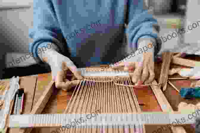 A Person Knitting And Weaving On A Loom BASIC FOR KNITTING AND WEAVING: An Easy Guide To Essential Knitting Technique And Weaving Project