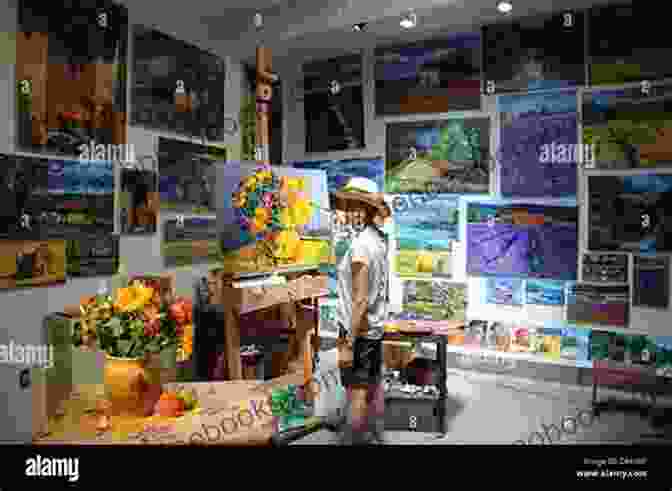 A Photograph Of Marie Garcia Sketching In Her Studio, Surrounded By Her Artwork. GZine (Volume 7) Marie Garcia