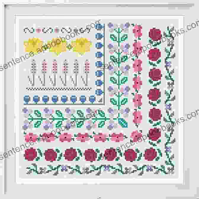 A Traditional Counted Cross Stitch Pattern Featuring Intricate Floral Motifs. Counted Cross Stitch Pattern: J Is For Jaguar Alphabet Monogram For Kids (Kids Are Heroes Series)