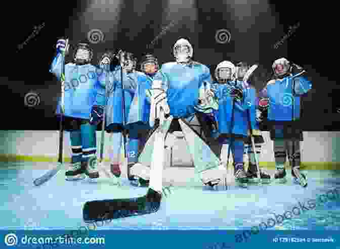 A Vibrant Depiction Of A Hockey Team Standing On The Ice, Ready For Action. Our Preseason: Ice League 2 (The Ice League Series)