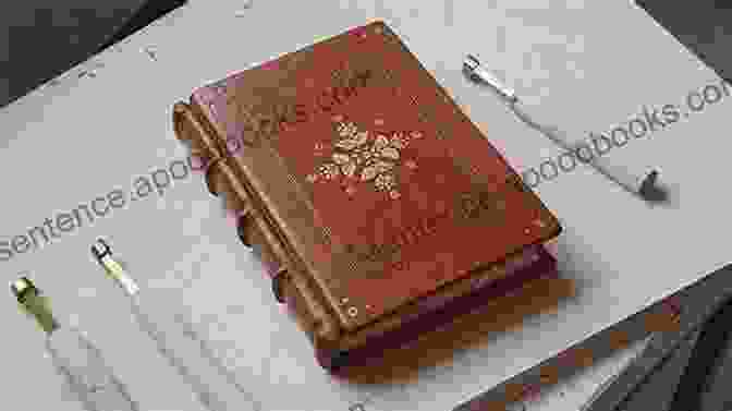 An Aged Leather Bound Book Surrounded By Roses, Representing The Enduring Legacy Of Songs Of The Rose: The Mystical Medicinal Poetry Of The Feminine Heart