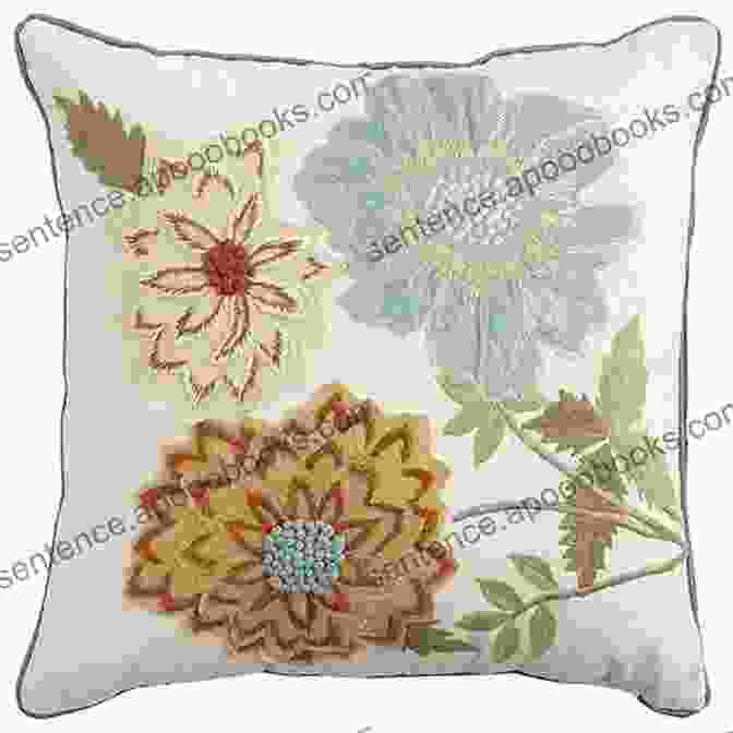 Applique Pillow With Floral Design Applique The Sew Quirky Way: Fresh Designs For Quick And Easy Applique