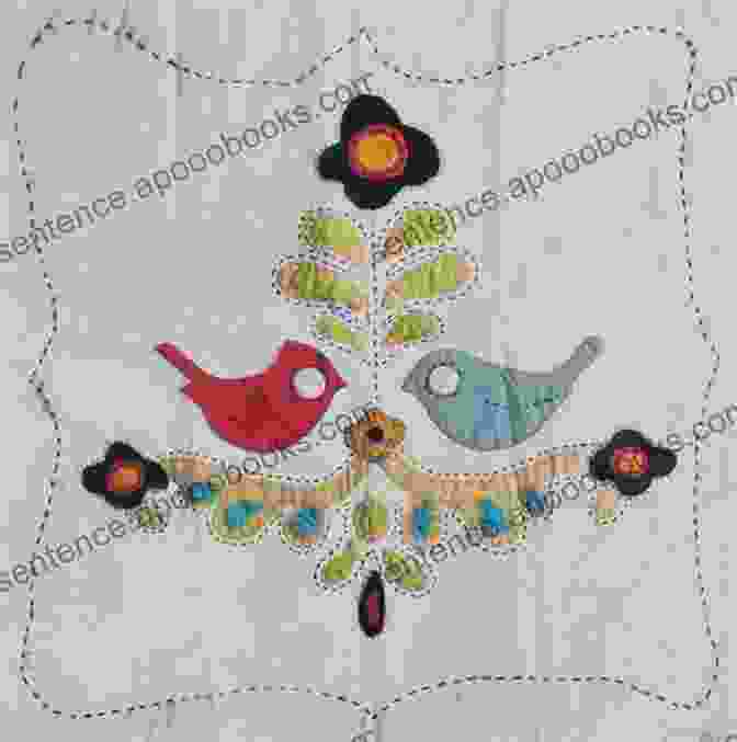 Applique Wall Hanging With Bird Design Applique The Sew Quirky Way: Fresh Designs For Quick And Easy Applique