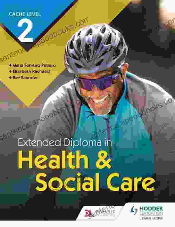 Cache Level Extended Diploma In Health And Social Care Textbook With Students Discussing Around A Table CACHE Level 2 Extended Diploma In Health Social Care