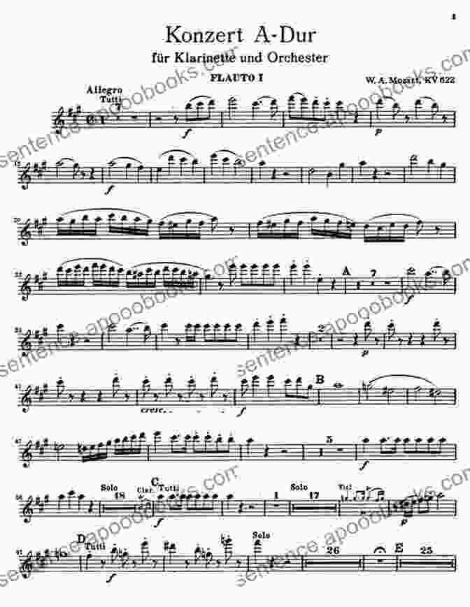 Clarinet Concerto 622 Full Score By Wolfgang Amadeus Mozart Clarinet Concerto K 622 Full Score (Wolfgang Amadeus Mozarts Werke Serie XII 20)