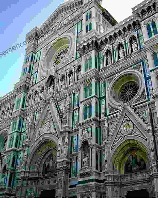 Close Up Of The Intricate Marble Facade Of The Florence Duomo, Showcasing Its Architectural Grandeur Florence Tuscany Companion (Time Travel Guides 4)