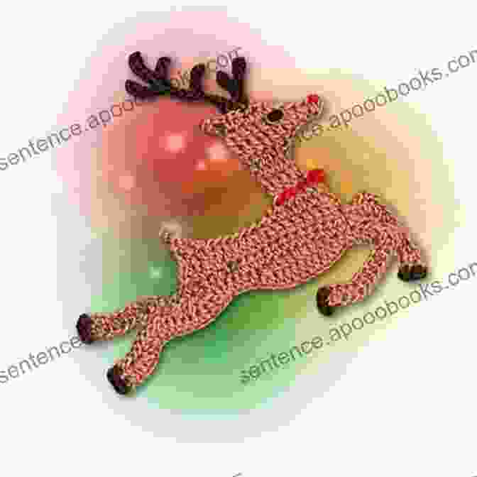 Crochet Reindeer Applique Homeartist Design Crochet Pattern: Reindeer Applique Homeartist Design