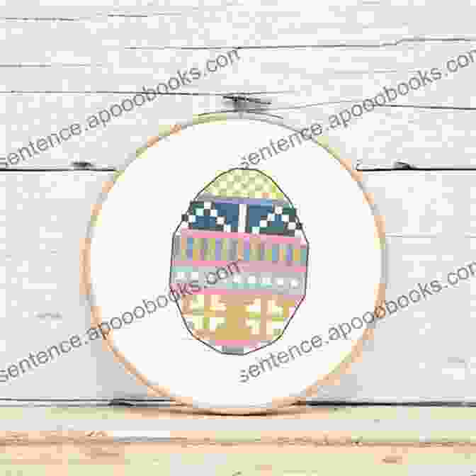 Cross Stitch Patterns For Beginners Easter Edition Book Cover With Colorful Easter Themed Patterns Cross Stitch Patterns For Beginners Easter Edition: Simple 34 Holiday Designs For Amateurs / Beautiful Samplers For The Festive Season / Perfect Gift For Teens Adults And Seniors