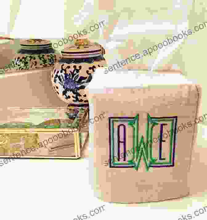 Embroidered Box With Monogram Embroidered Boxes: Techniques And Projects