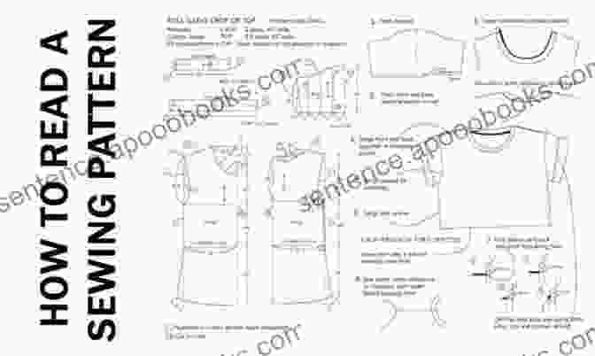 Examining A Sewing Pattern For Dress Making, Highlighting The Importance Of Understanding Pattern Symbols And Instructions DRESS MAKING FOR BEGINNERS: Basic Dress Making Guide On How To Make A Good Looking Polished Garment With Quality Fabric