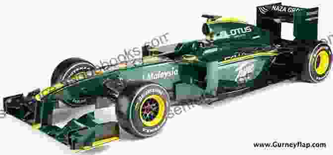 Lotus Formula One Car With Distinctive Green And Gold Livery Focus On: 20 Most Popular Formula One Entrants: Bugatti McLaren Scuderia Ferrari Williams Grand Prix Engineering Lancia Brabham Talbot Cooper Car US F1 Team Modena (racing Team) Etc