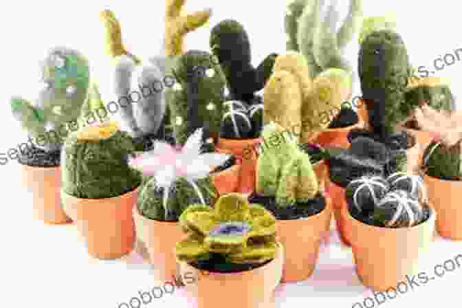 Needle Felted Succulents In Miniature Pots Needle Felting: 20 Cute Projects To Felt From Wool