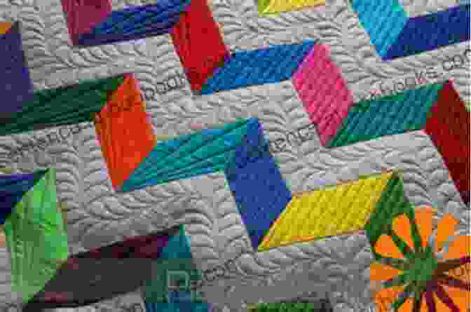 Striking Zigzag Quilt In Vibrant Colors Striking Strip Quilts: 16 Amazing Patterns For 2 1/2 Strip Lovers