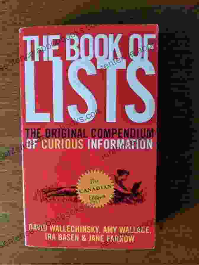 The Original Compendium Of Curious Information Book Cover The Of Lists: The Original Compendium Of Curious Information