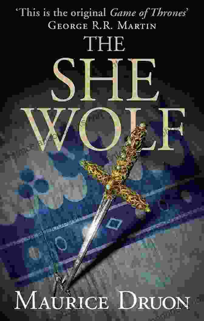 The She Wolf: The Accursed Kings Book Cover Featuring A Woman With Wolf Mask And Medieval Castle The She Wolf (The Accursed Kings 5)