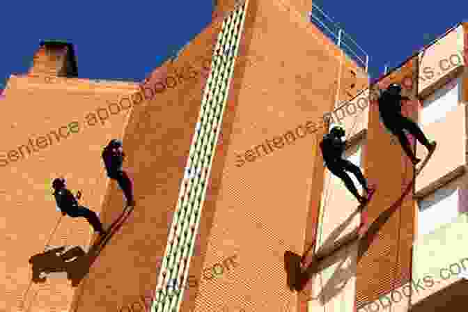 Two Hostage Rescue Specialists In Action, Rappelling Down A Building With A Hostage In Tow. Rescuing Maria (Guardian Hostage Rescue Specialists)