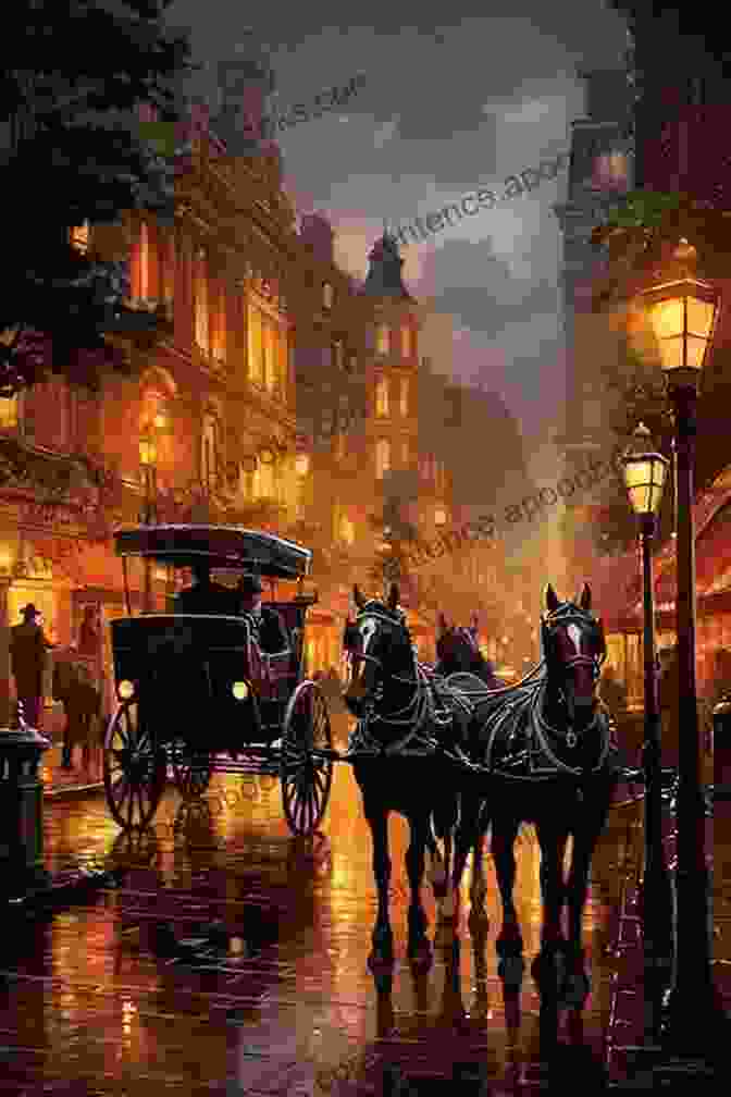 Victorian London Cityscape With Horse Drawn Carriages And Gas Lamps England Time Travel Guide (Time Travel Guides 6)