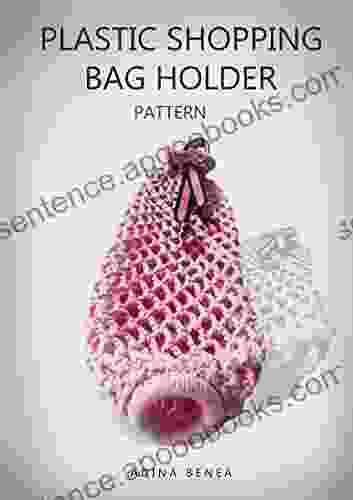 Plastic Shopping Bag Holder (Girl With Yarn 8)